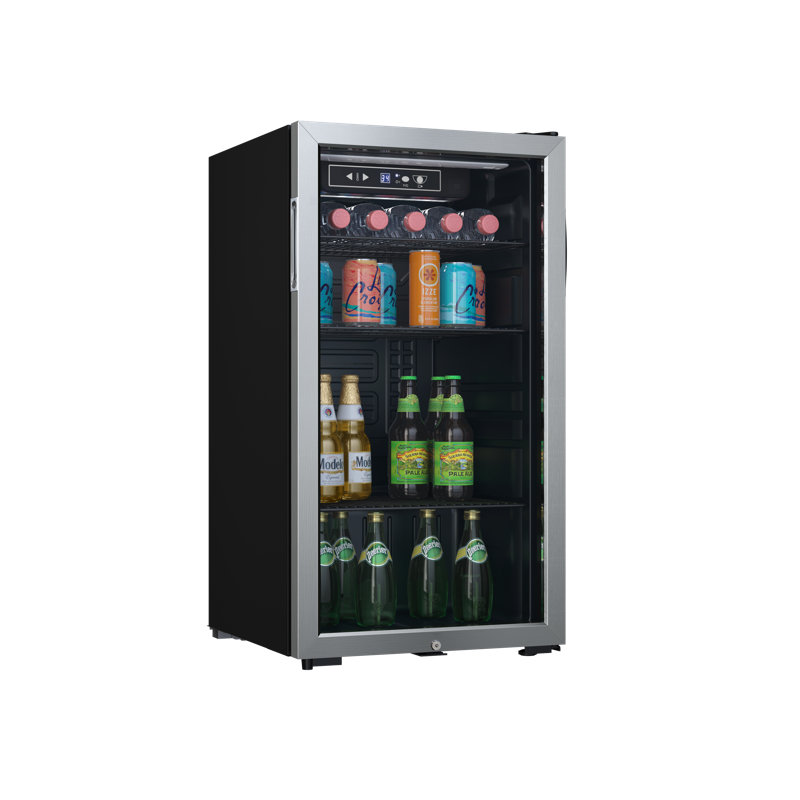Edgestar 80 Cans (12 oz.) Freestanding Beverage Refrigerator with Wine